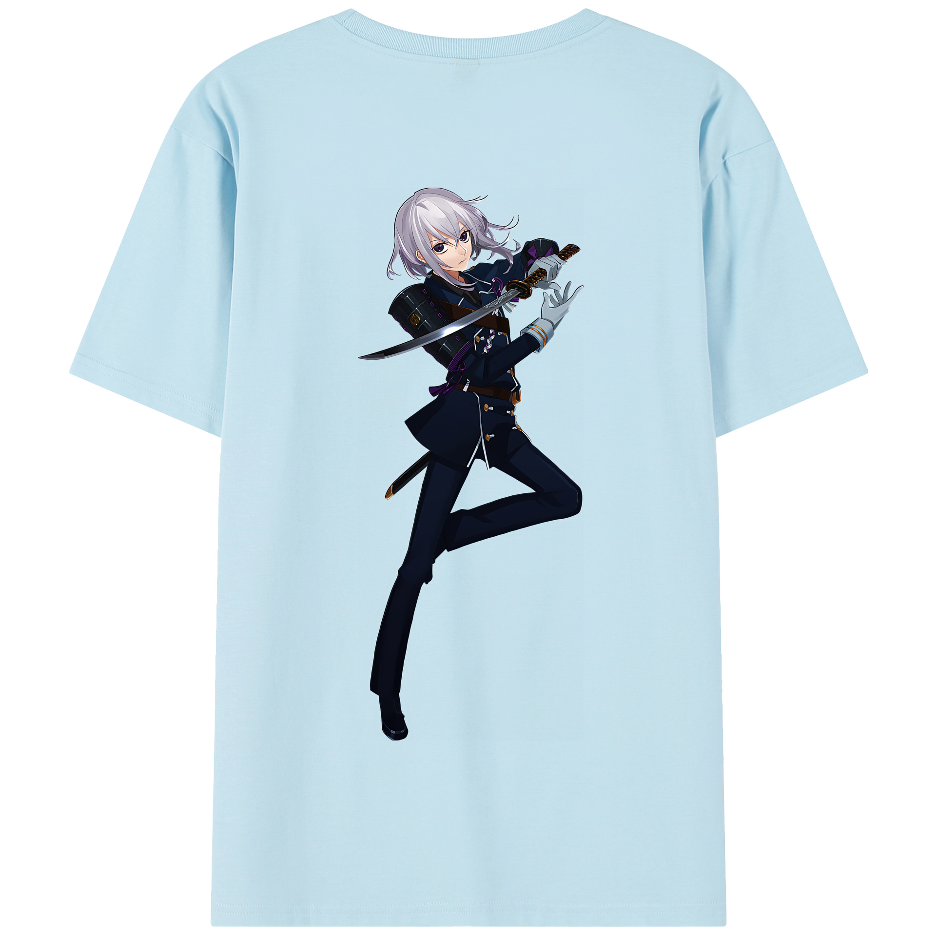 （画像用） 刀剣乱舞 Touken Ranbu 綿100％半袖Tシャツ（背面プリント）